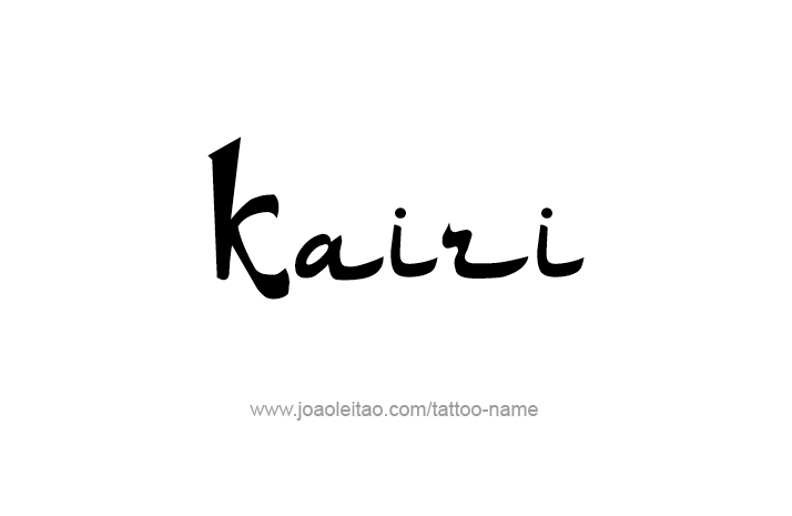 Tattoo Design Name Kairi   