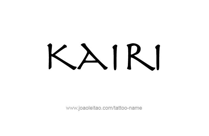 Tattoo Design Name Kairi   