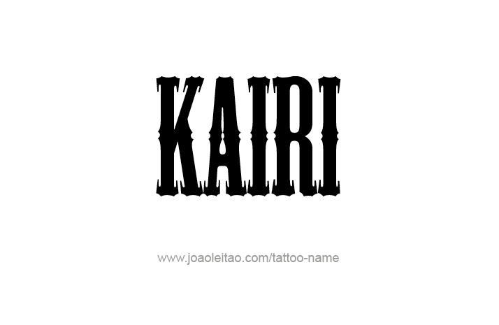 Tattoo Design Name Kairi   