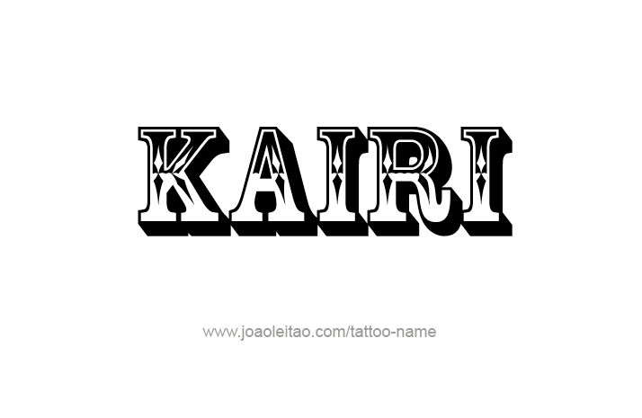 Tattoo Design Name Kairi   