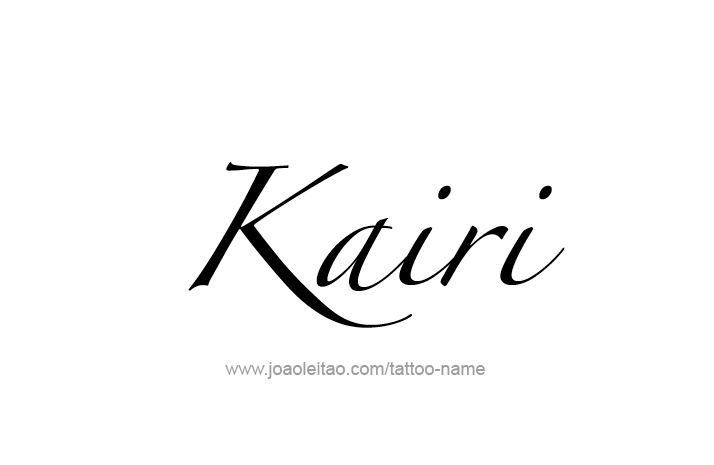 Tattoo Design Name Kairi   