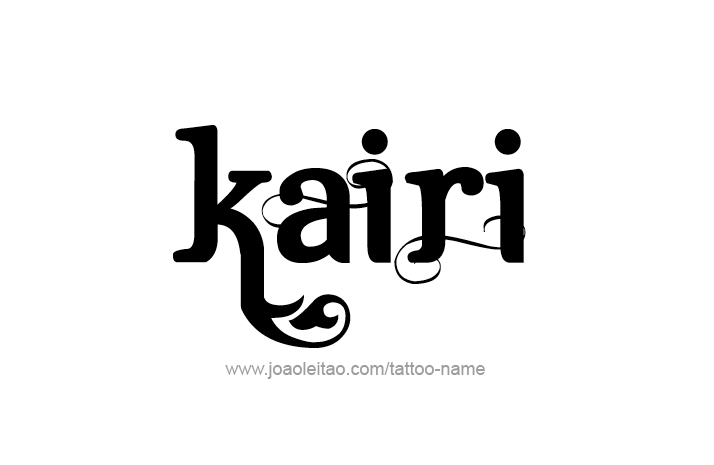 Tattoo Design Name Kairi   