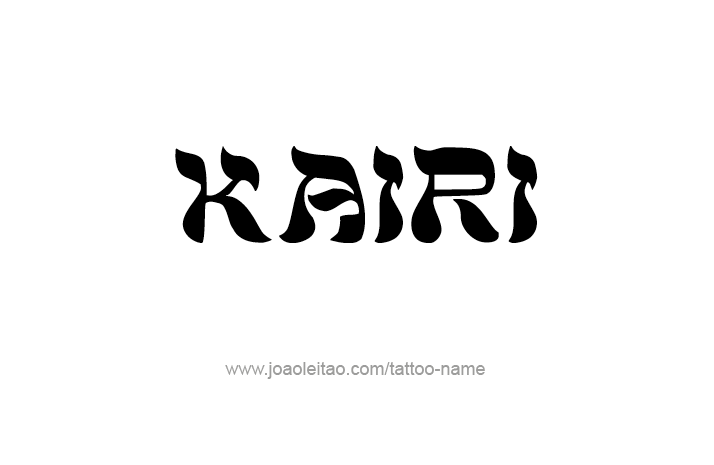 Tattoo Design Name Kairi   