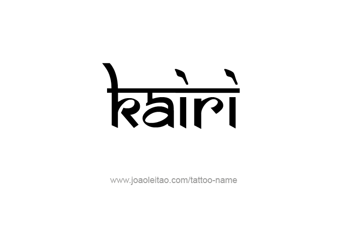 Tattoo Design Name Kairi   