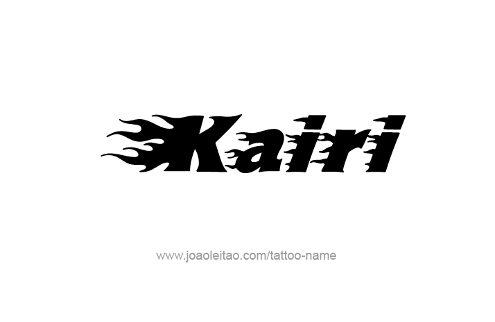 Tattoo Design Name Kairi   