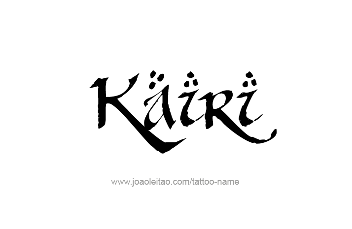 Tattoo Design Name Kairi   