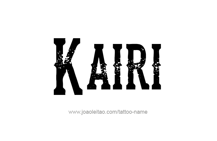 Tattoo Design Name Kairi   