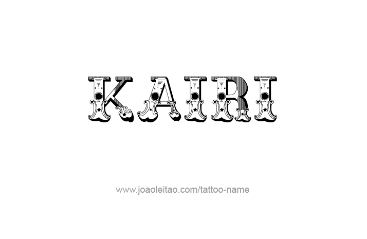 Tattoo Design Name Kairi   