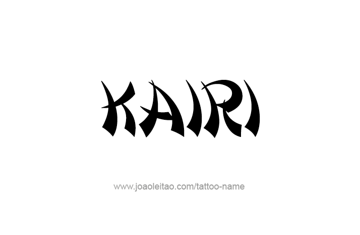 Tattoo Design Name Kairi   