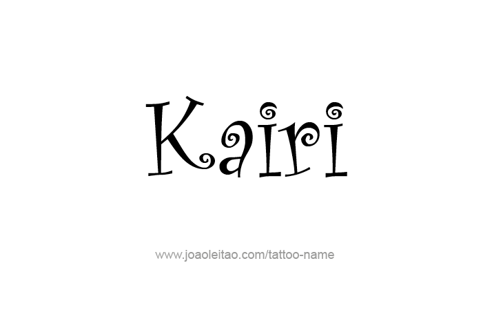 Tattoo Design Name Kairi   