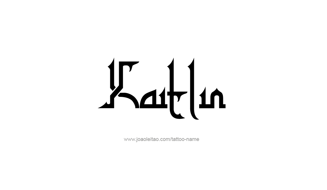 Tattoo Design Name Kaitlin   