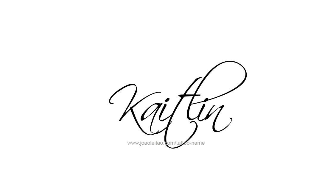 Tattoo Design Name Kaitlin   