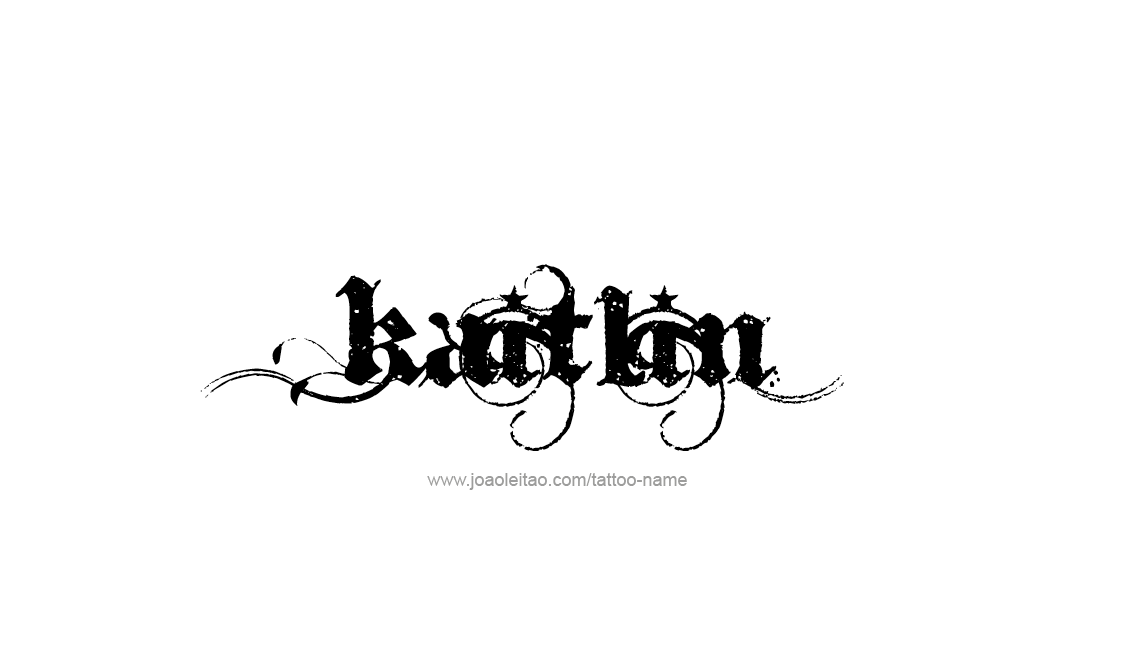 Tattoo Design Name Kaitlin   