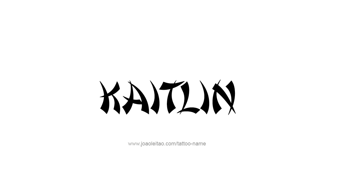 Tattoo Design Name Kaitlin   