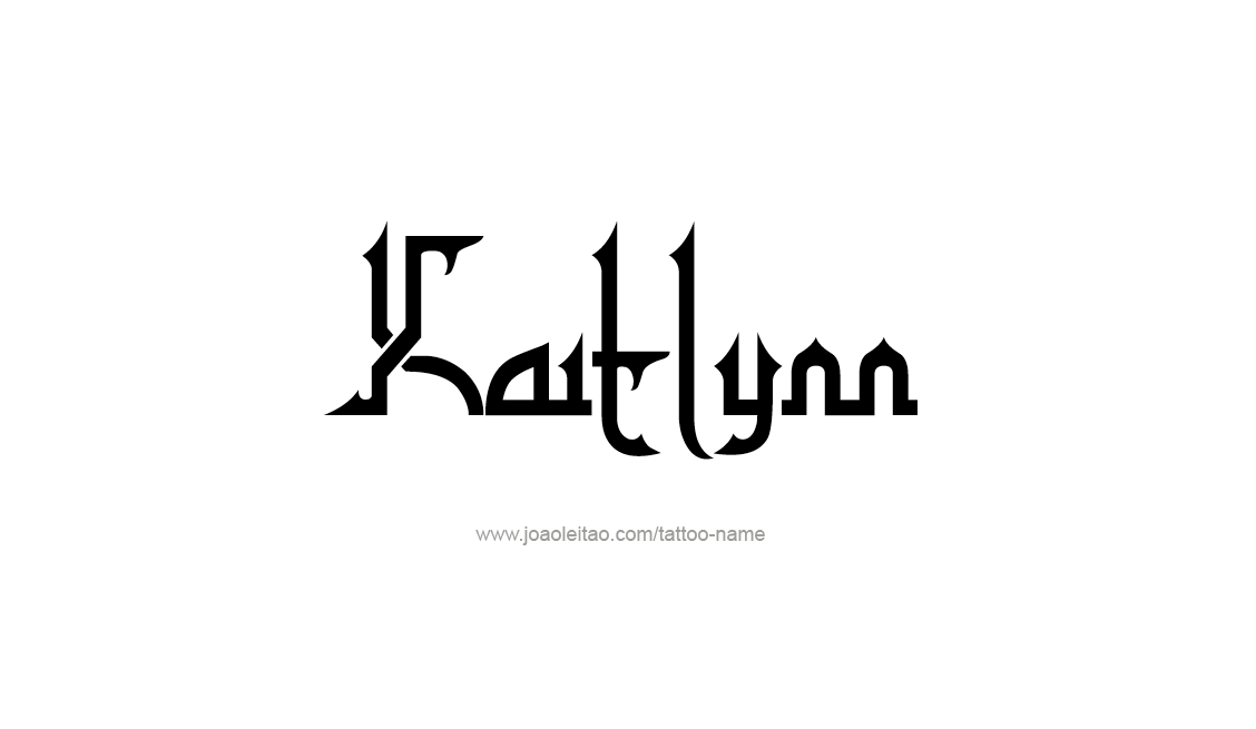 Tattoo Design Name Kaitlynn   