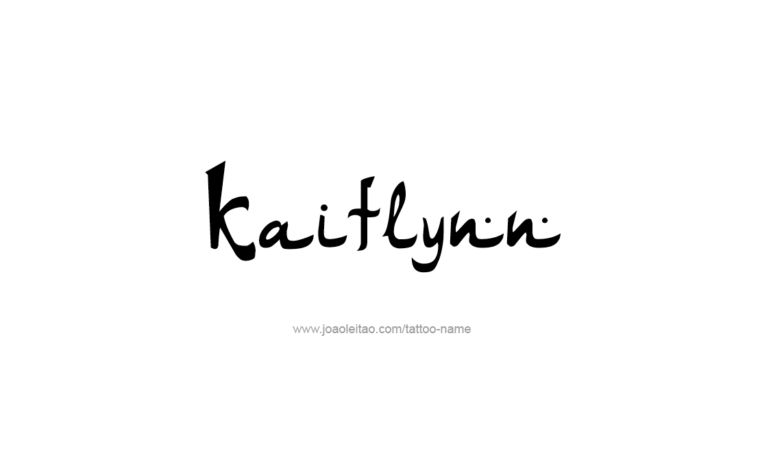 Tattoo Design Name Kaitlynn   