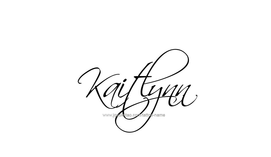 Tattoo Design Name Kaitlynn   