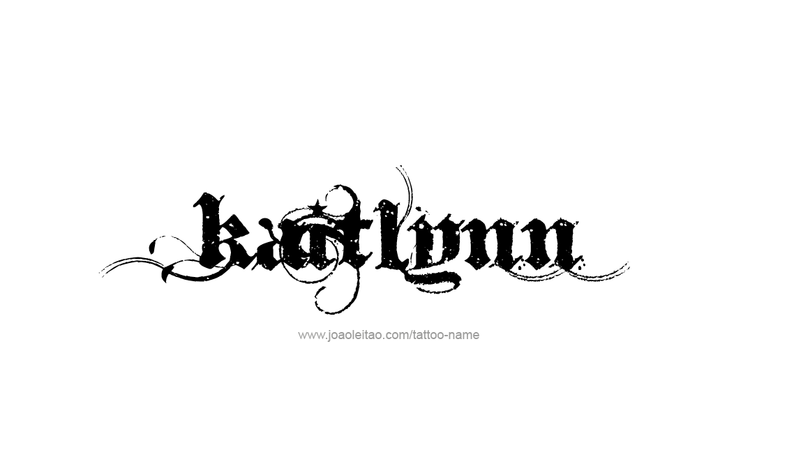 Tattoo Design Name Kaitlynn   