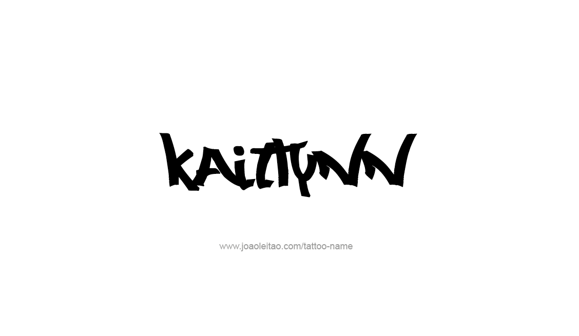 Tattoo Design Name Kaitlynn   