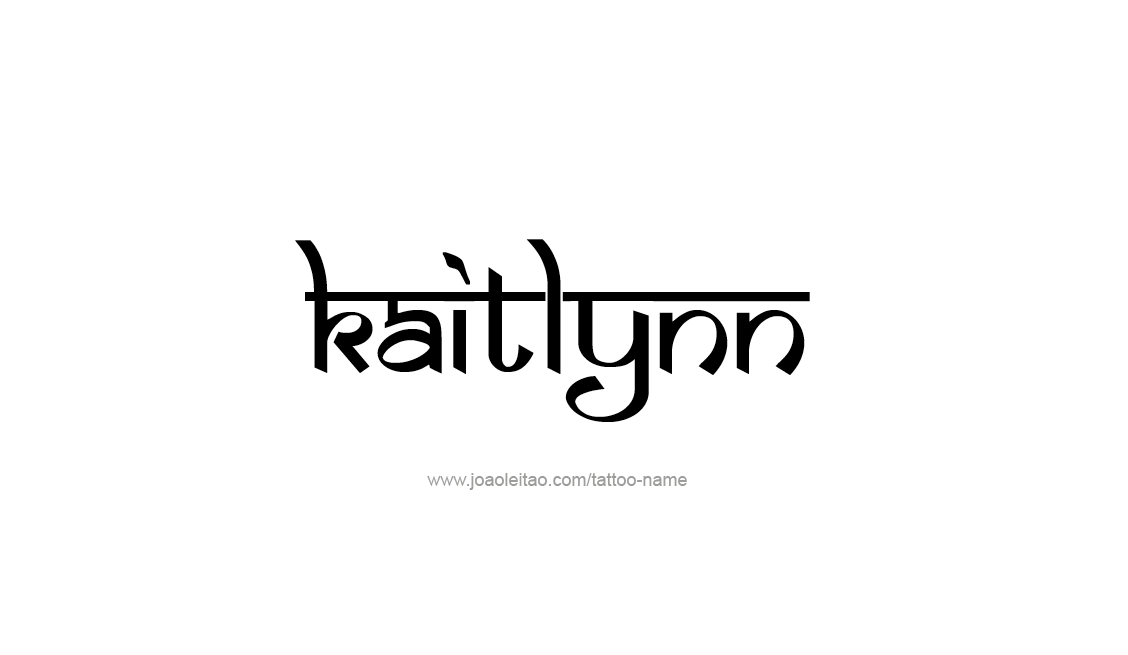 Tattoo Design Name Kaitlynn   