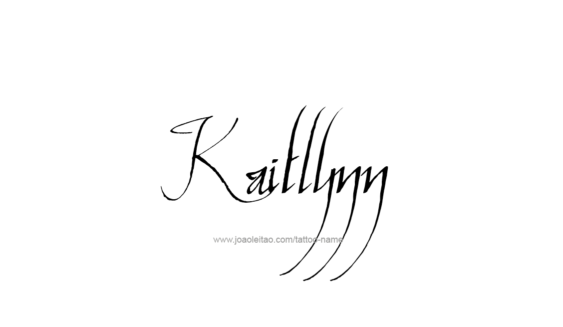 Tattoo Design Name Kaitlynn   