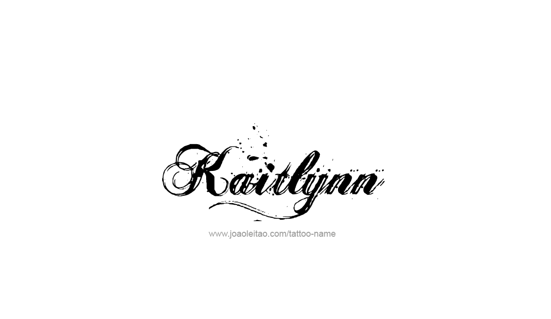 Tattoo Design Name Kaitlynn   