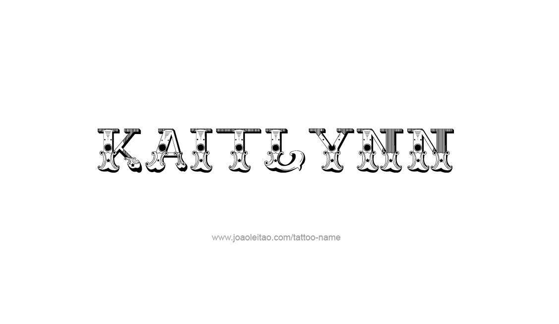 Tattoo Design Name Kaitlynn   