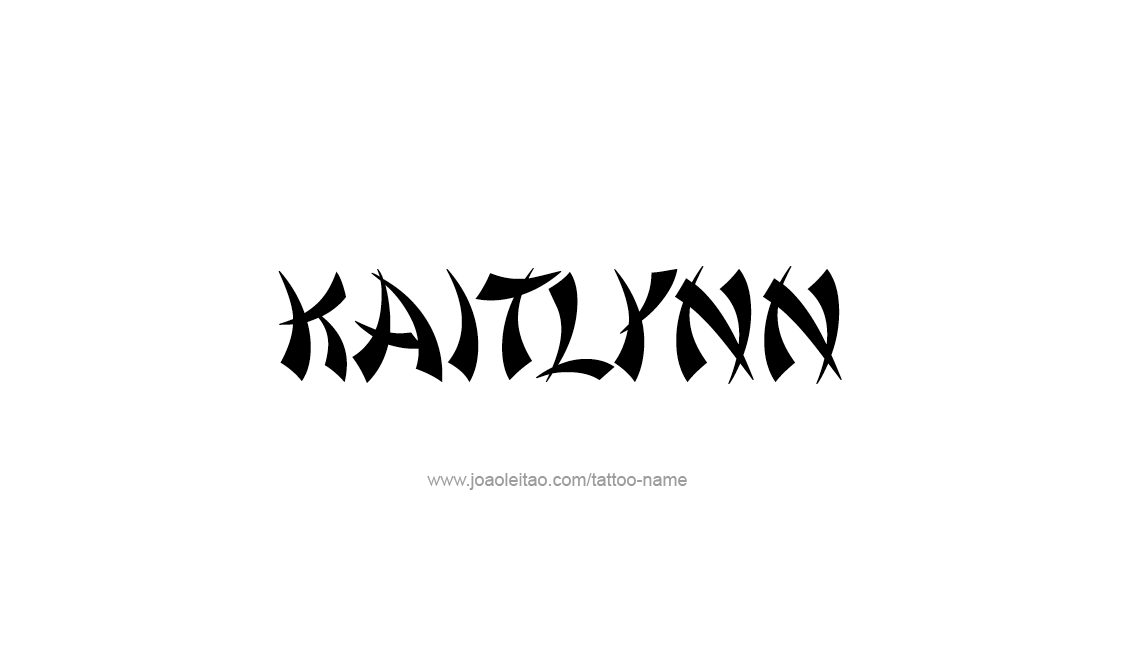 Tattoo Design Name Kaitlynn   