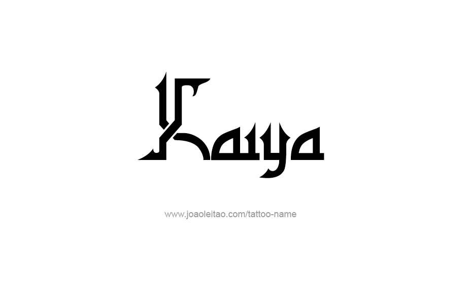 Tattoo Design Name Kaiya   