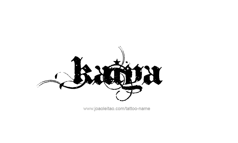 Tattoo Design Name Kaiya   