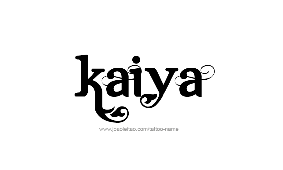 Tattoo Design Name Kaiya   