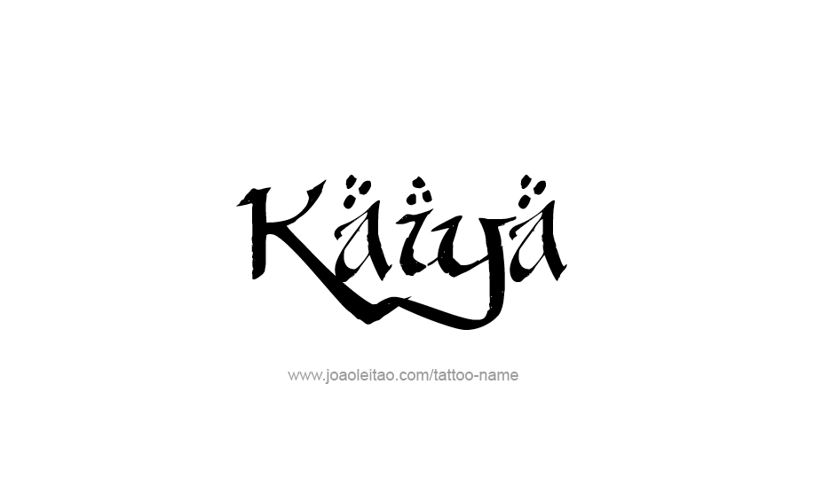 Tattoo Design Name Kaiya   