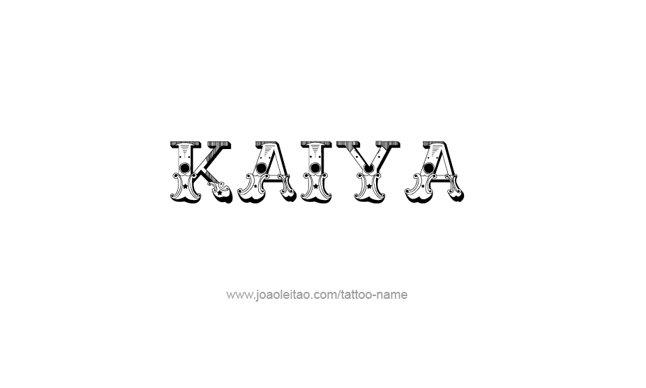 Tattoo Design Name Kaiya   