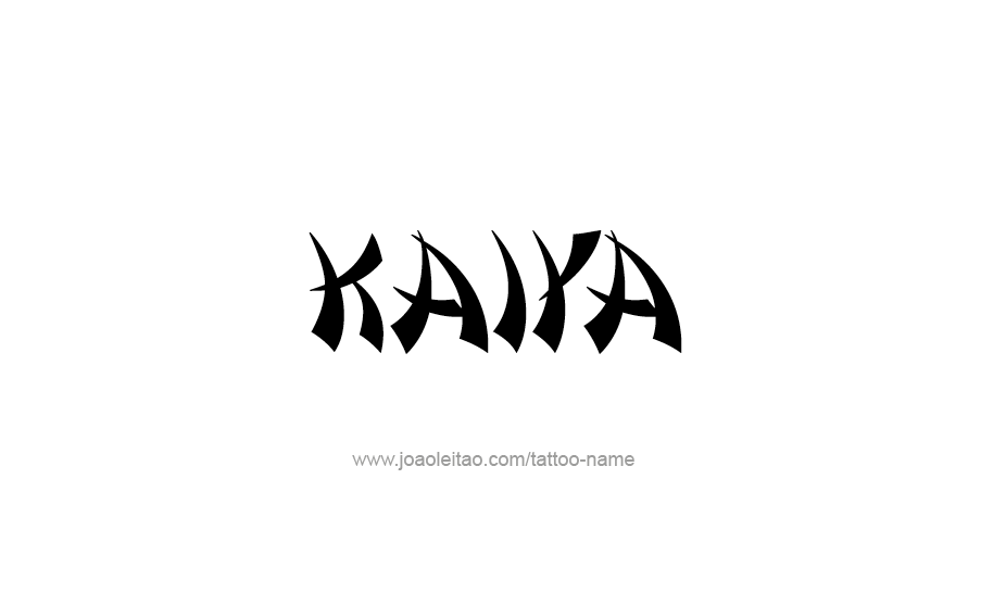 Tattoo Design Name Kaiya   