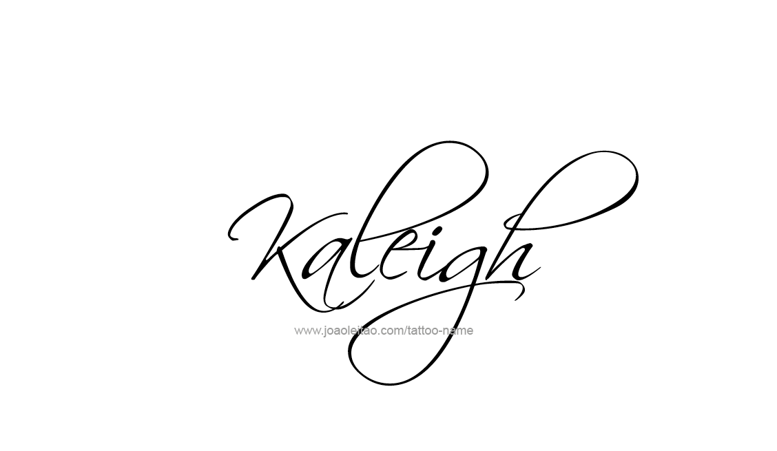 Tattoo Design Name Kaleigh   