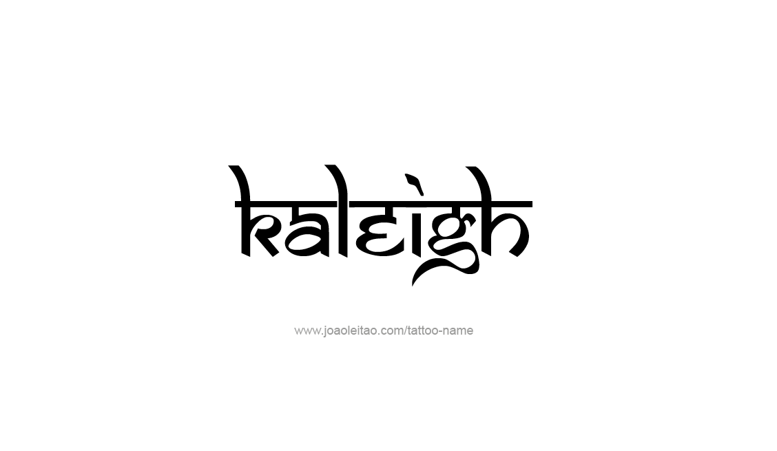 Tattoo Design Name Kaleigh   