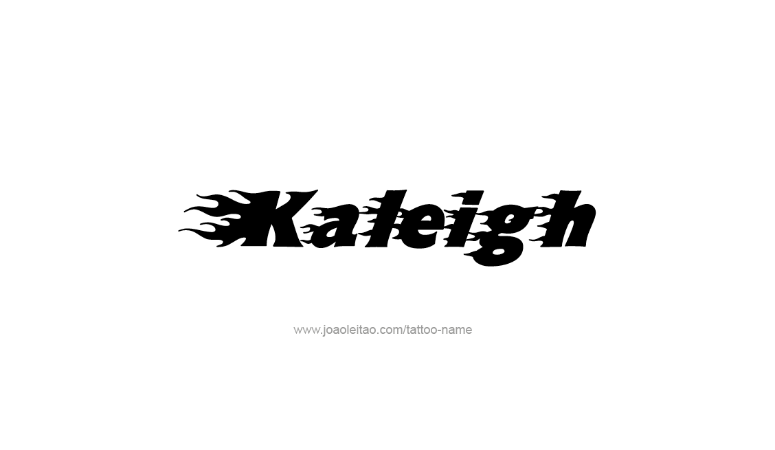 Tattoo Design Name Kaleigh   