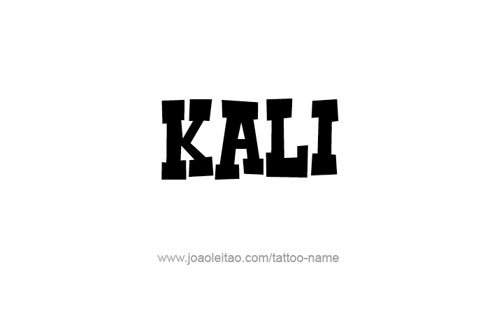 Tattoo Design Name Kali   