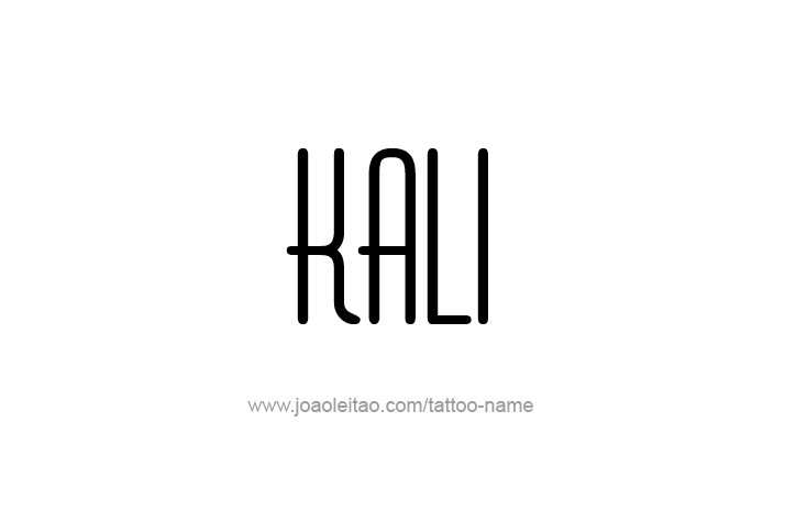 Tattoo Design Name Kali   