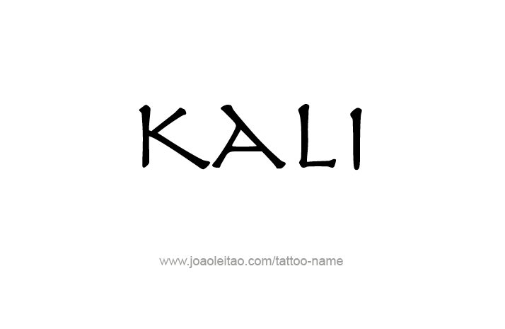 Tattoo Design Name Kali   