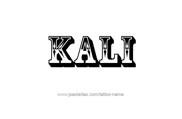 Tattoo Design Name Kali   