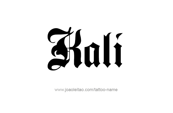 Tattoo Design Name Kali   