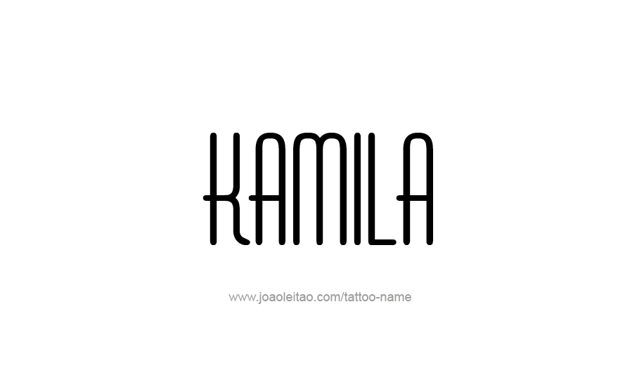 Tattoo Design Name Kamila   