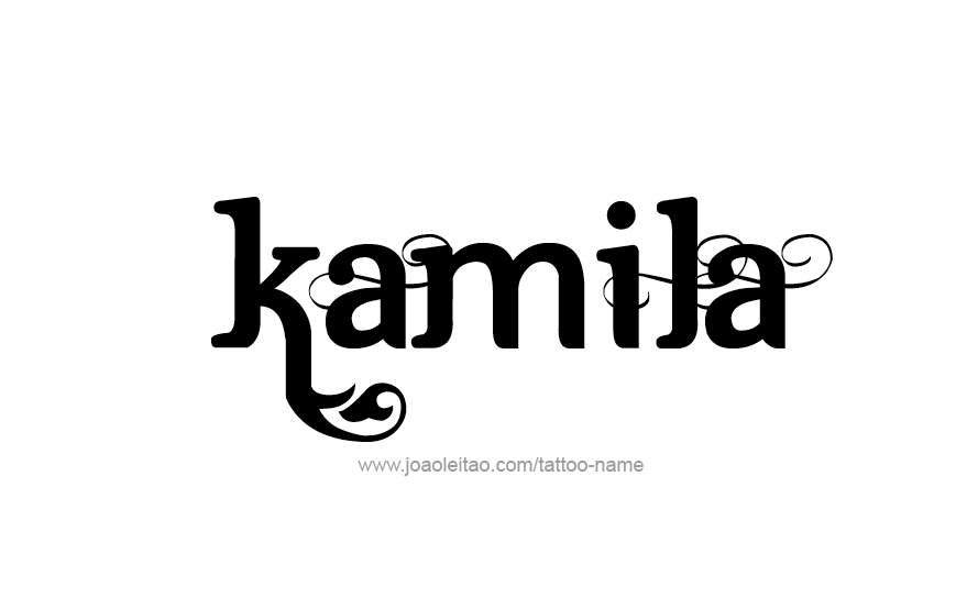 Tattoo Design Name Kamila   