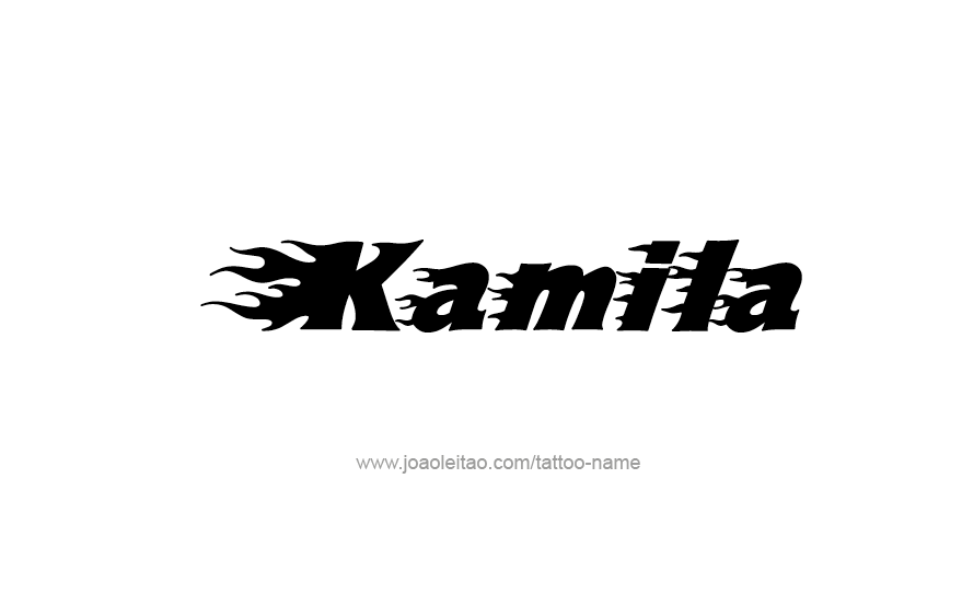 Tattoo Design Name Kamila   