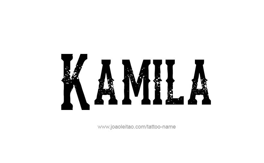 Tattoo Design Name Kamila   