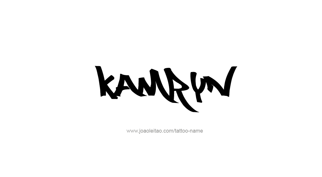 Tattoo Design Name Kamryn   