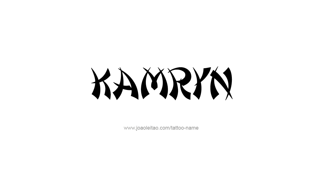 Tattoo Design Name Kamryn   