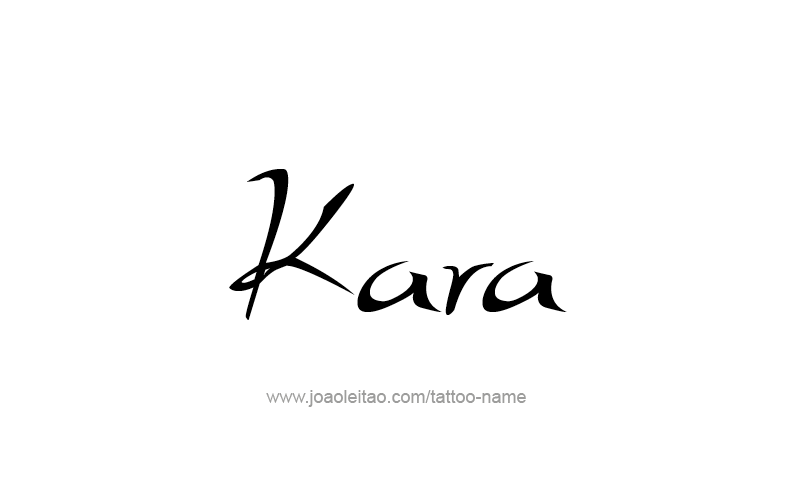 Tattoo Design Name Kara   