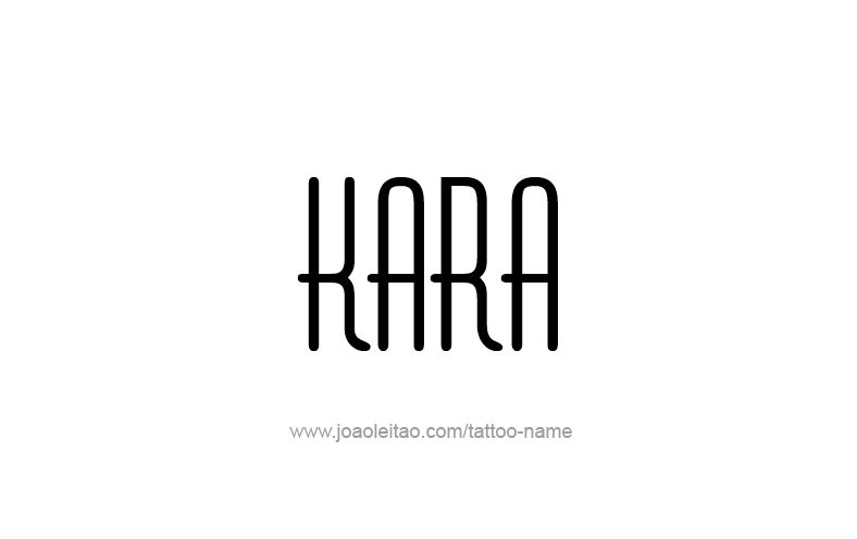 Tattoo Design Name Kara   